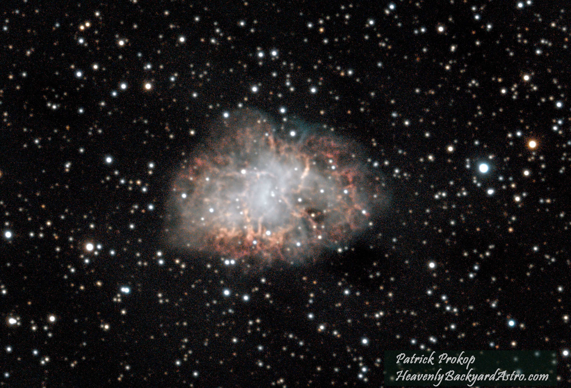 The Crab Nebula, Nov 28, 2019  ... Click on image for larger view