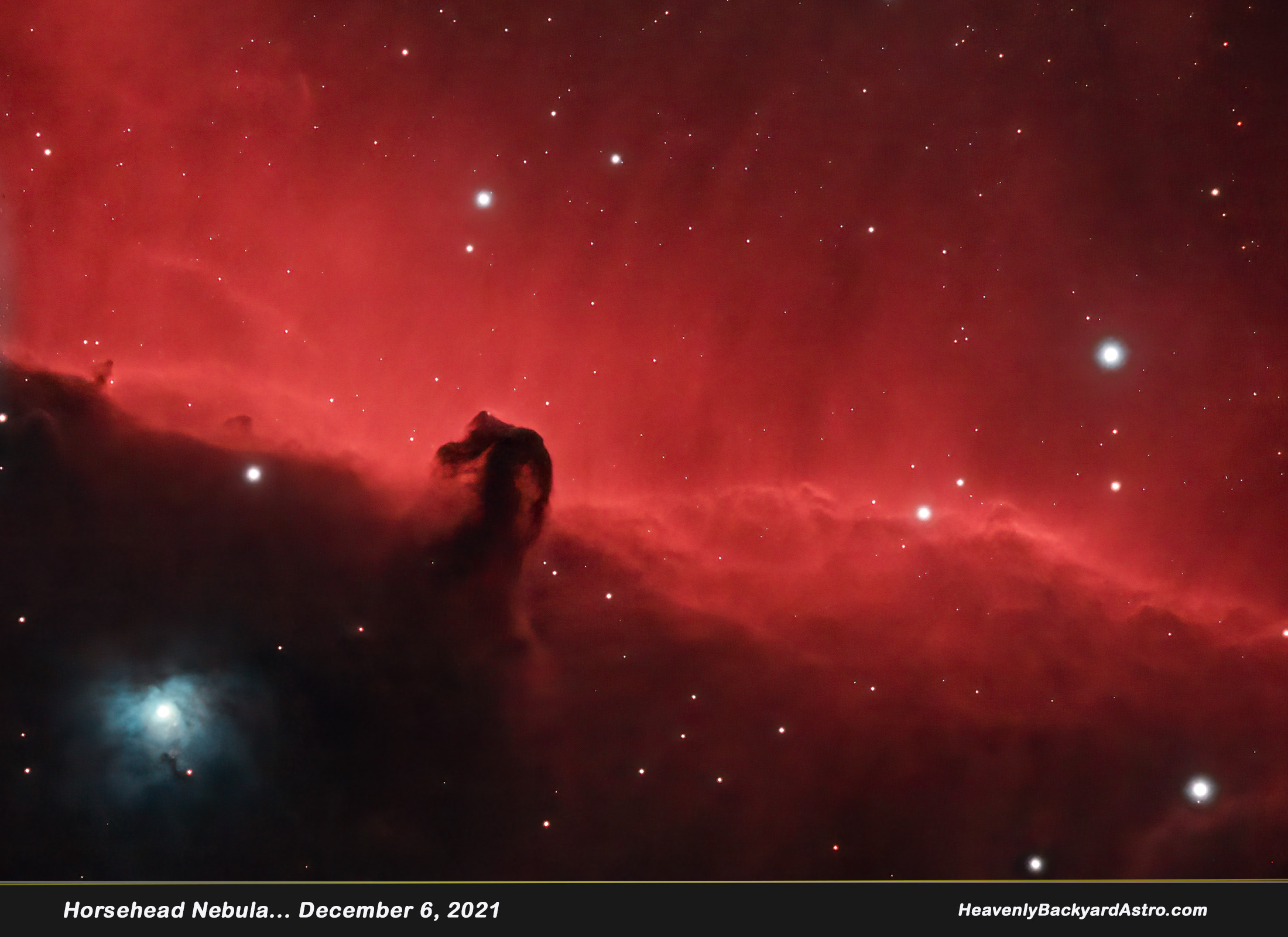 The Horsehead Nebula ... Click on image for larger view