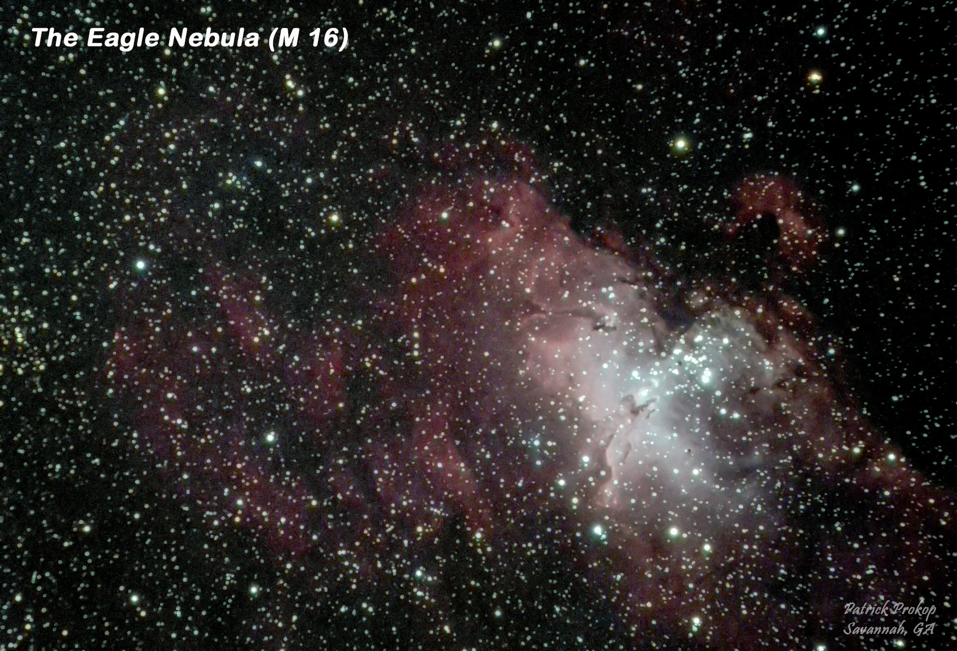 Messier 16 from Pat Prokop's Heavenly Backyard