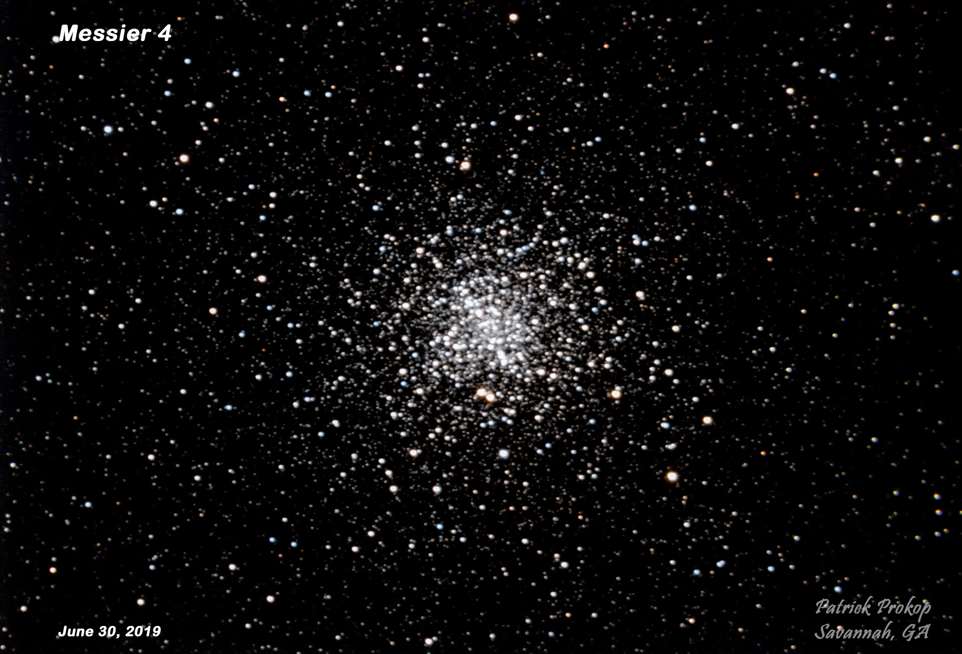 Messier 4 from Pat Prokop's Heavenly Backyard